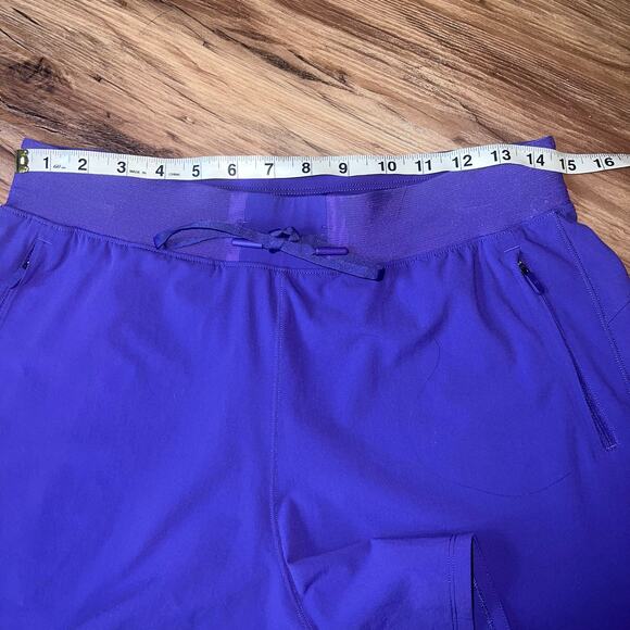 Lululemon Athleta Purple High Rise Crossroads Shorts Size 8 - Picture 9 of 9
